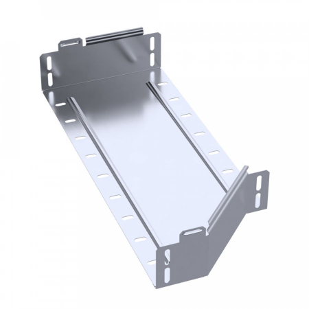 Переходник левый Стандарт INOX (AISI 316) 500х400х80 (0,8 мм) Промрукав