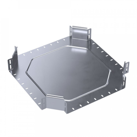 Ответвитель Х-образный Стандарт INOX (AISI 316) 400х100 (0,8 мм) Промрукав