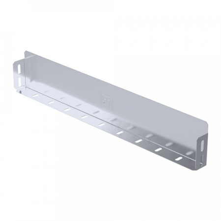 Заглушка лотка Стандарт INOX (AISI 316) 500х80 (0,7 мм) Промрукав