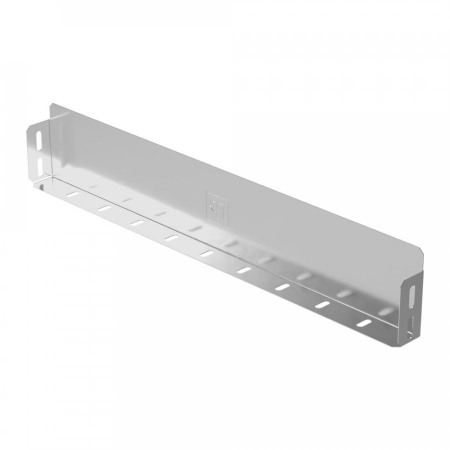 Заглушка лотка Стандарт INOX (AISI 304) 500х80 (0,7 мм) Промрукав