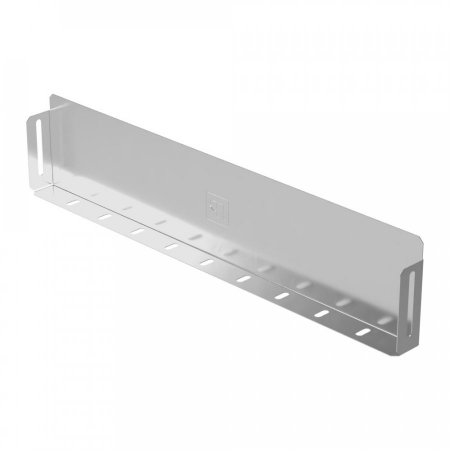 Заглушка лотка Стандарт INOX (AISI 304) 500х100 (0,7 мм) Промрукав