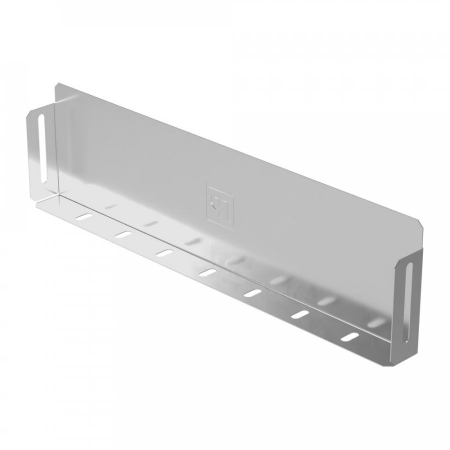 Заглушка лотка Стандарт INOX (AISI 304) 400х100 (0,7 мм) Промрукав