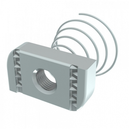 Гайка STRUT для подвешивания с конусной пружиной М6 (50 шт/уп) Промрукав