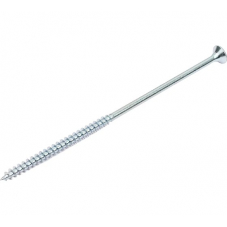 Саморез универсальный острый с потайной головкой 6x80 цинк (10шт/уп) Промрукав