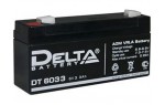 Аккумулятор 6 В, 3,3 Ач DT 6033 Delta