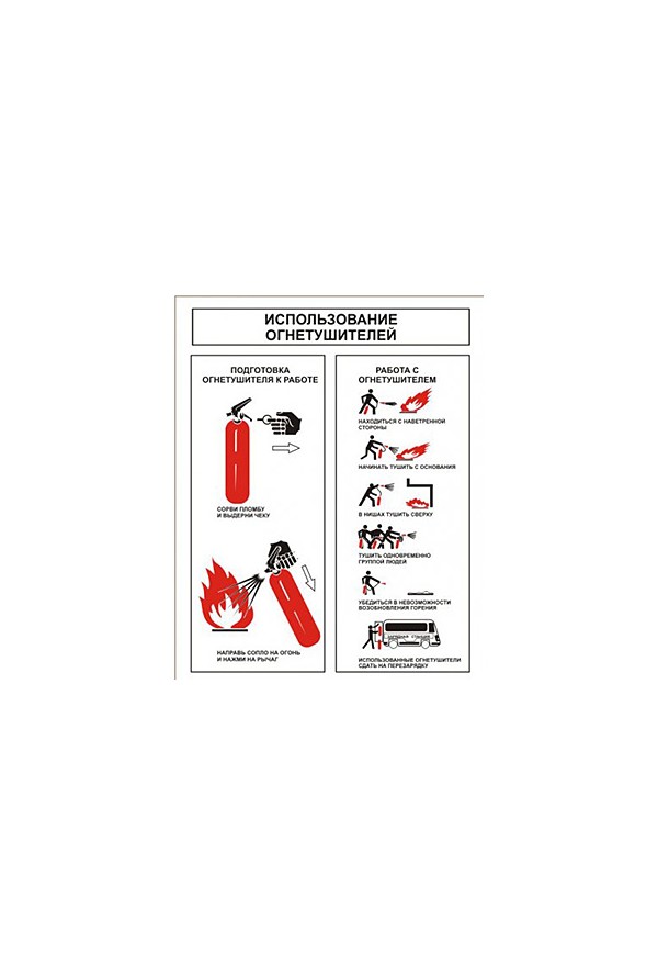 Надпись на огнетушитель картинка для детей