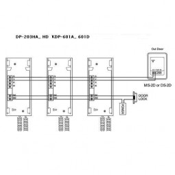 Домофон kocom dp 203ha схема подключения