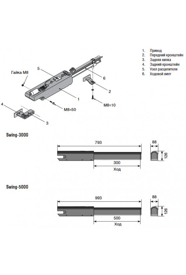 Распашные дорхан инструкция. Дорхан Swing 5000. Swing-5000pro привод DOORHAN. Привод линейный Swing-5000pro. Привод DOORHAN Swing 3000.